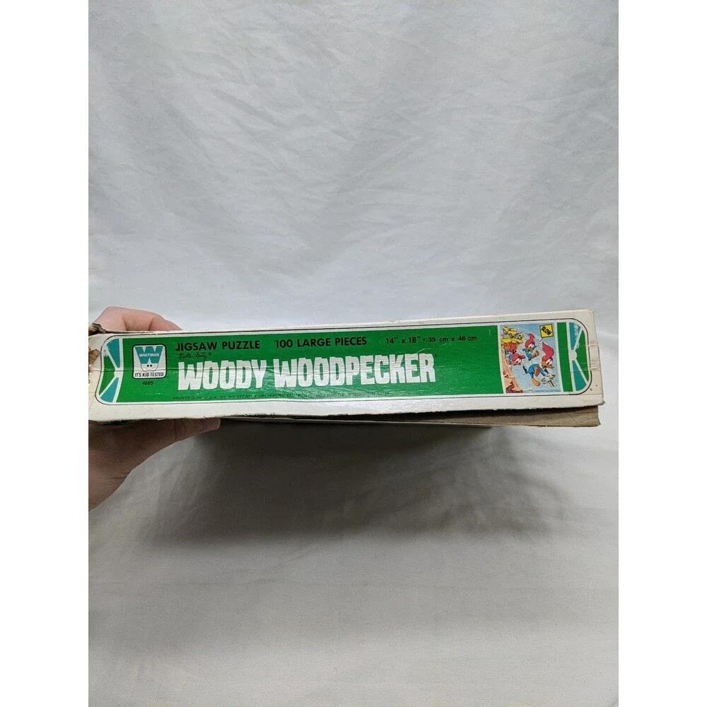 1976 Whitman Woody Woodpecker 100 Large Piece Jigsaw Puzzle Complete